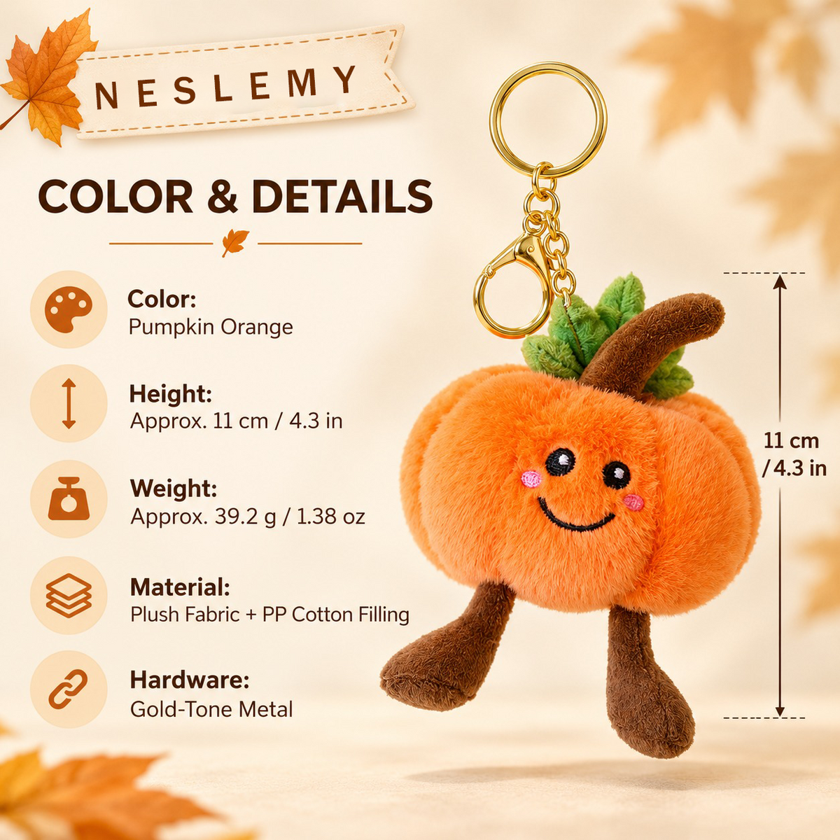 Cute Halloween Pumpkin Plush Toy
